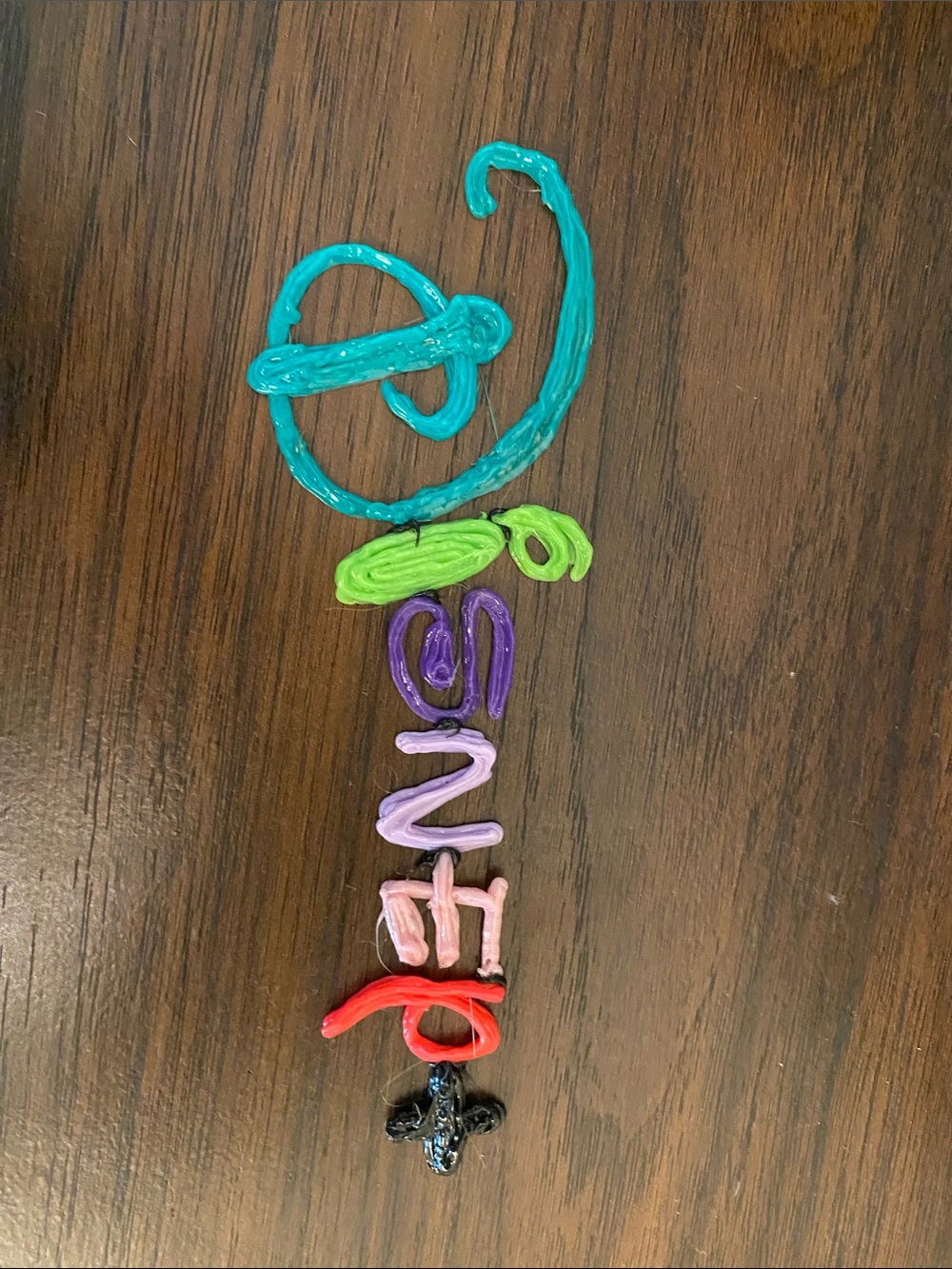 Handmade 3D Printed Colorful Disney Wall display - Multicolor